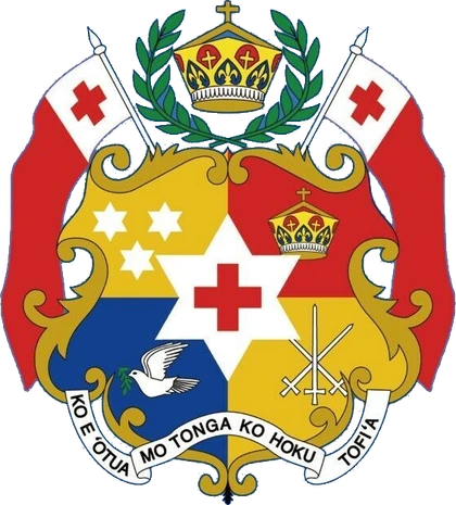 The Tongan coat of arms